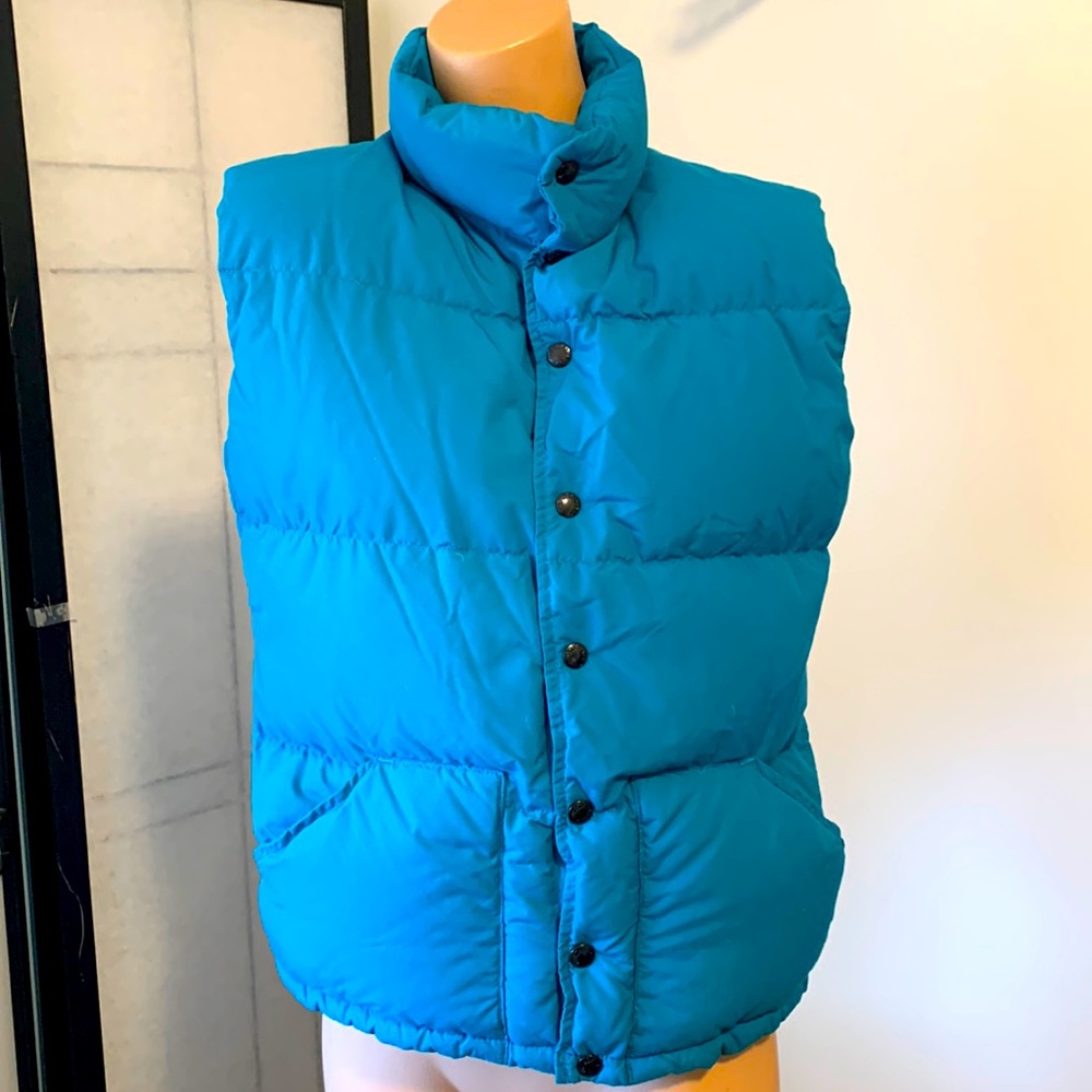 The North Face Vest S USA MADE VINTAGE down filled, EUC TNF